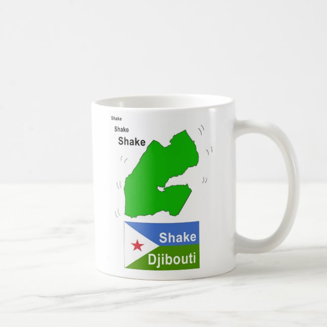 Taza De Café Sacudida Djibouti (Derecha)