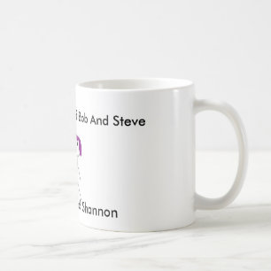 Taza De Café sacudida steve y shannon, Steve, Bob, y Shannon,