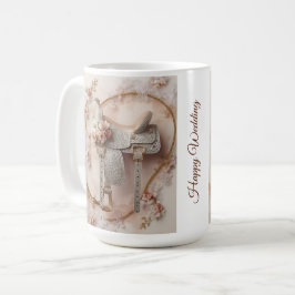 Taza De Café Saddle & Sparkle - Boda occidental Mug