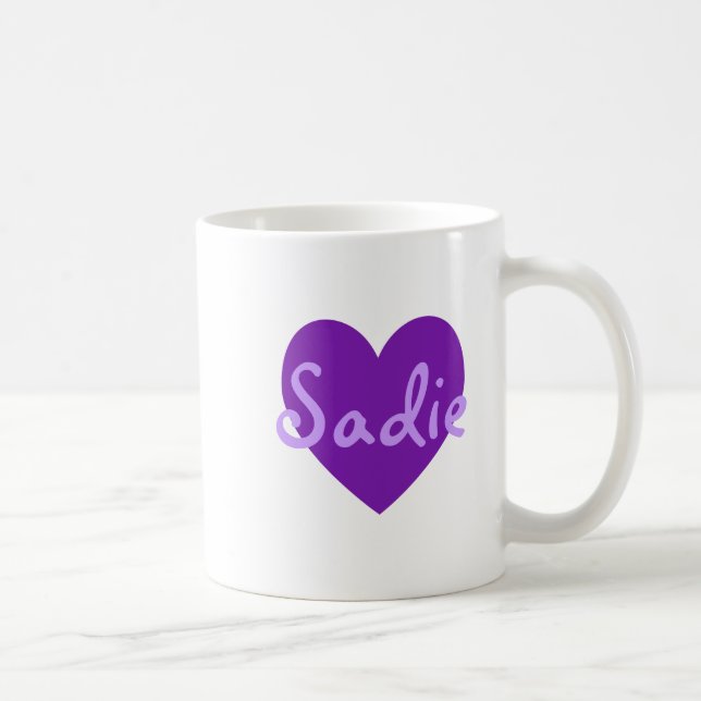 Taza De Café Sadie en morado (Derecha)