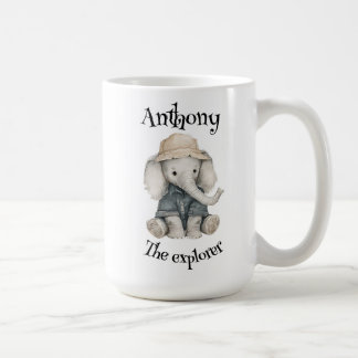 Taza De Café Safari Adventure Babies | Cute Watercolour Animals