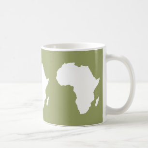 Taza De Café Safari África audaz verde