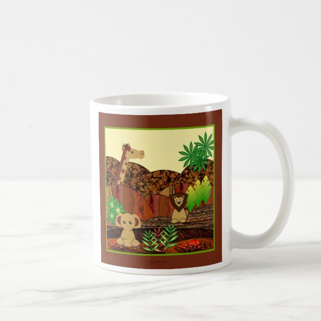 Taza De Café Safari animal (Derecha)