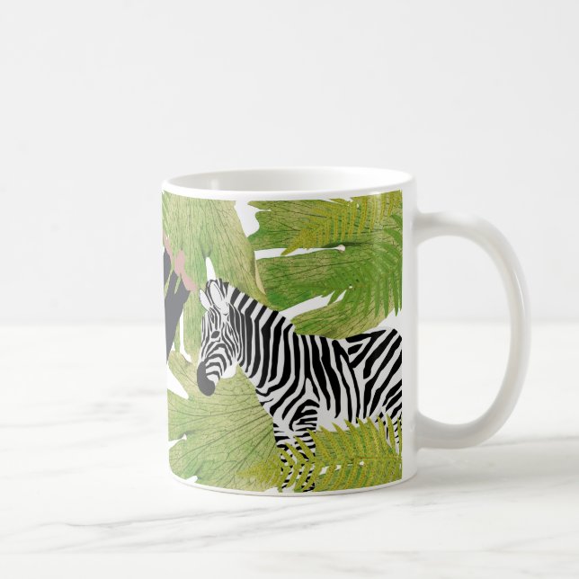 Taza De Café Safari Boy, animales de la jungla | CHICA (Derecha)