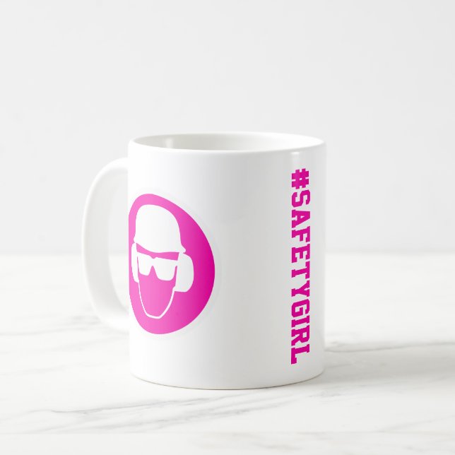 Taza De Café #safetygirl (Anverso izquierdo)
