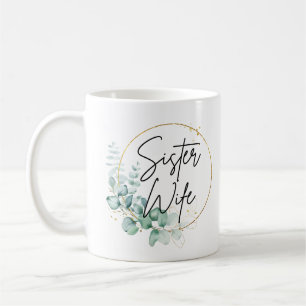 Taza De Café Sage Floral Sister Wife Coffee Mug
