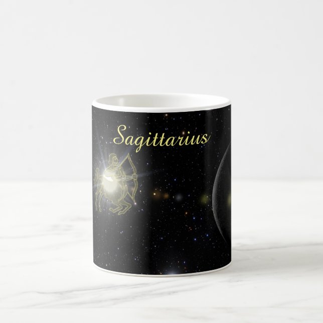 Taza De Café Sagitario brillante (Centro)
