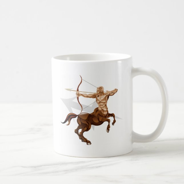 Taza De Café Sagitario la muestra del zodiaco de la estrella o (Derecha)