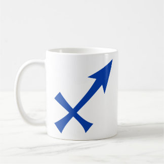 Taza De Café Sagittarius en azul