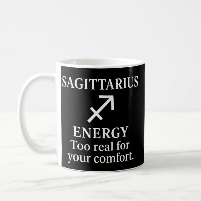 Taza De Café Sagittarius Fire Sign Zodiac Mug (Izquierda)