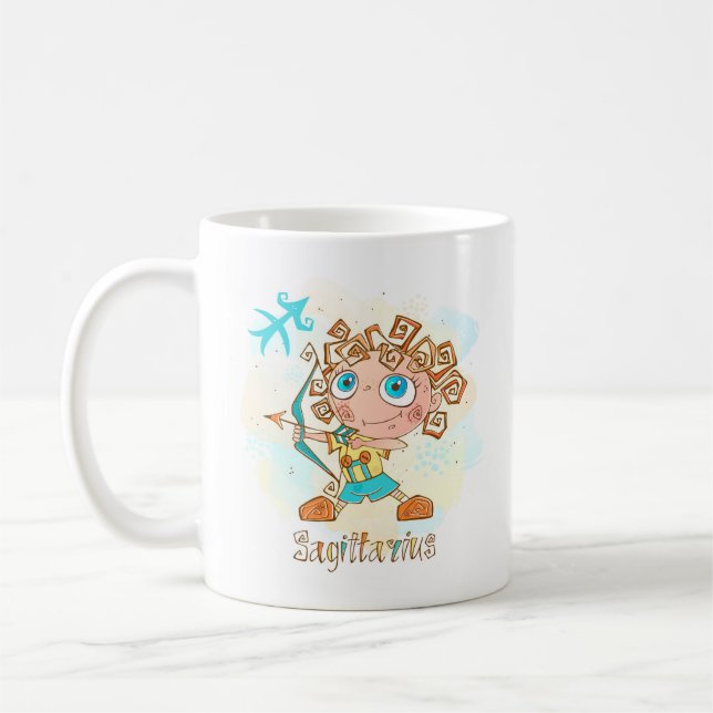 Taza De Café Sagittarius Horoscope Zodiac 22 nov. - 21 dic. (Izquierda)
