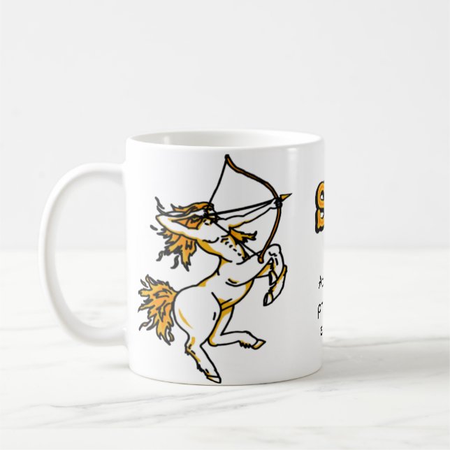 Taza De Café Sagittarius La señal del incendio de Archer atraco (Izquierda)
