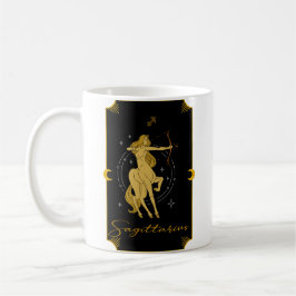 Taza De Café Sagittarius Saucy Rótulos Astrológico Mug