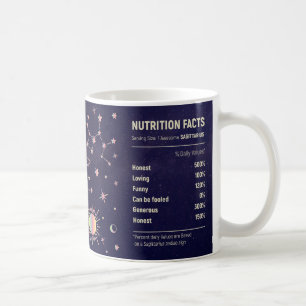 Taza De Café Sagittarius zodiac horoscope divertidos datos nutr
