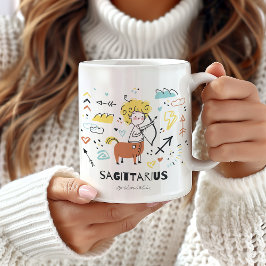 Taza De Café Sagittarius Zodiac Mug, regalo de astrología