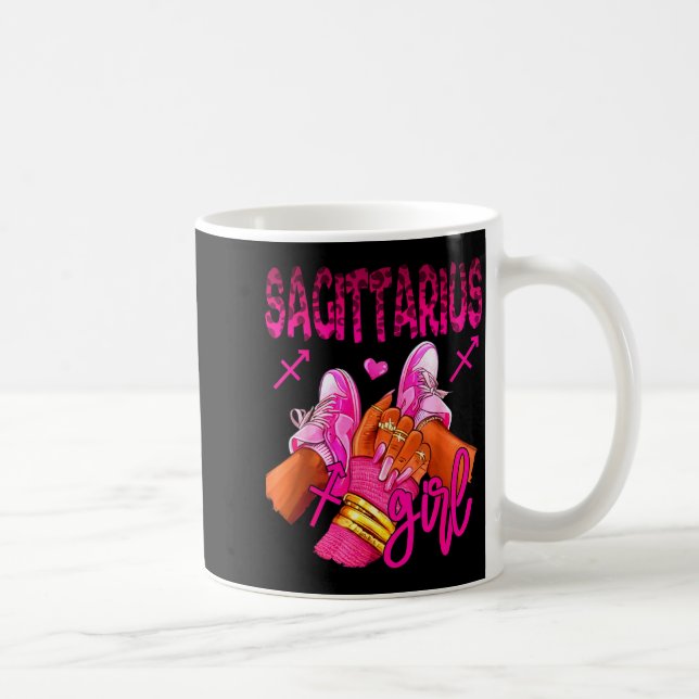 Taza De Café Sagittarius Zodiac Sign Birthday Queens Horoscope  (Derecha)