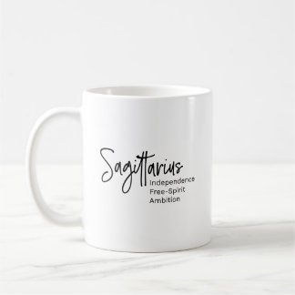 Taza De Café Sagittarius zodiac signo rasgo positivo