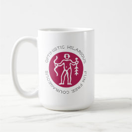Taza De Café Sagittarius Zodiac Star Signo de marca de personal