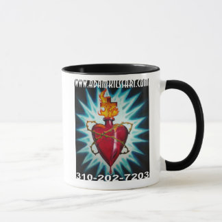 Taza de café sagrada del corazón