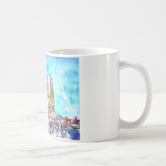 Taza De Café Sagrada Familia Barcelona (Derecha)