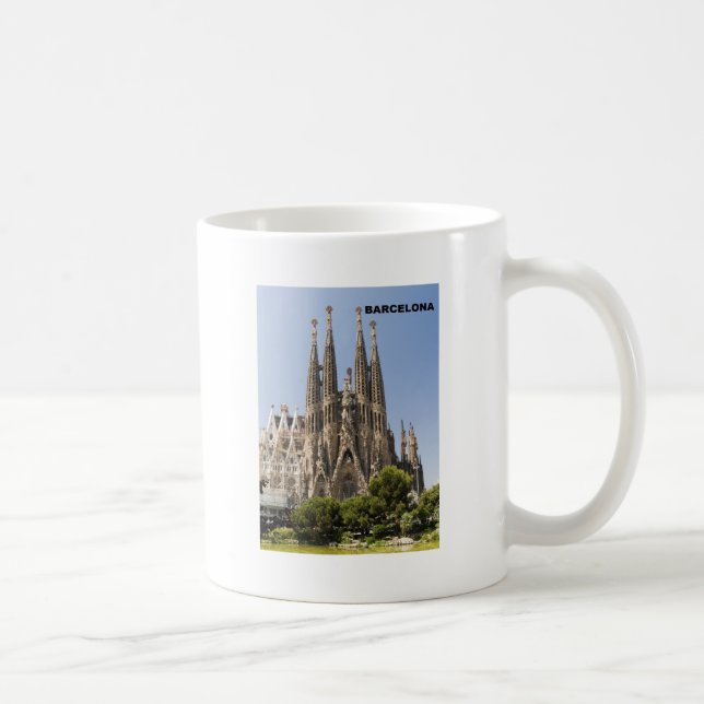 Taza De Café SAGRADA FAMILIA BARCELONA ESPAÑA (St.K) (Derecha)
