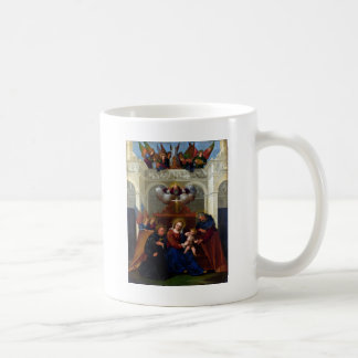 Taza De Café Sagrada Familia con San Nicolás de Tolentino