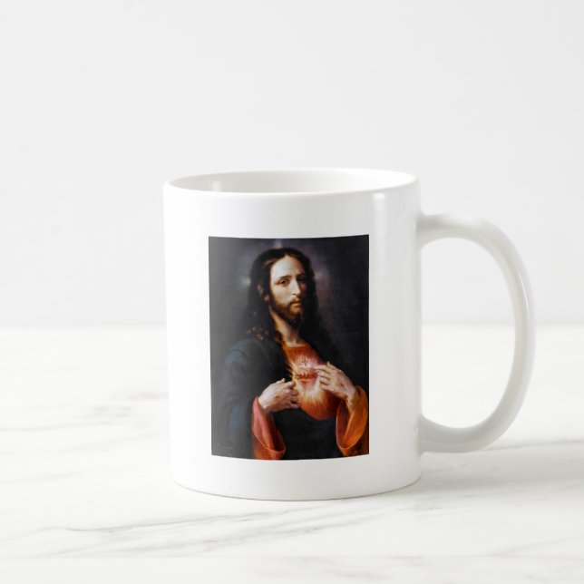 Taza De Café Sagrado Corazón de Cristo (Derecha)