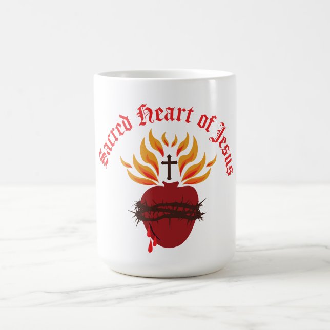 Taza De Café Sagrado Corazón de Jesús (Centro)