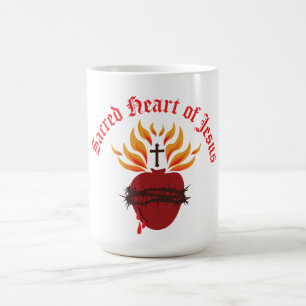 Taza De Café Sagrado Corazón de Jesús