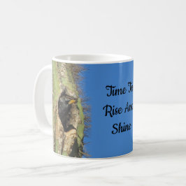 Taza De Café Saguaro Cactus Black Bird