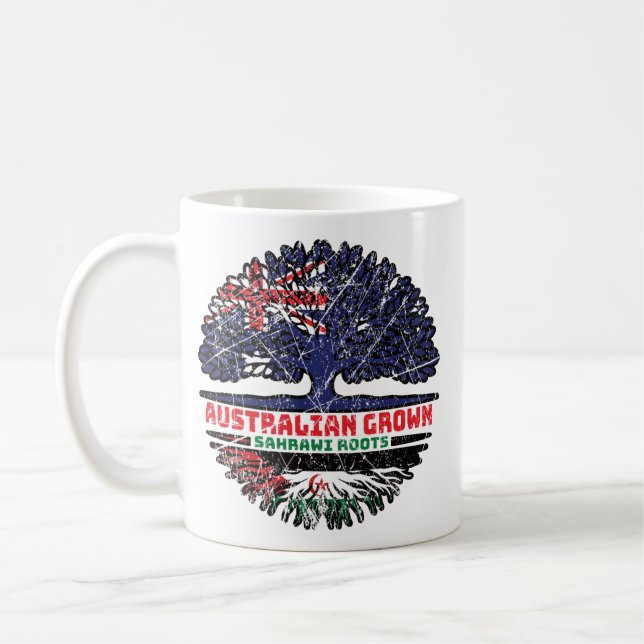 Taza De Café Sahara Occidental Árbol australiano saharaui (Izquierda)