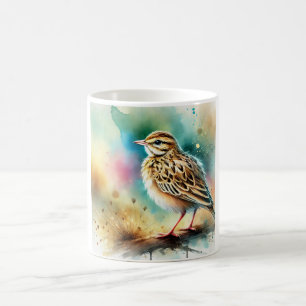 Taza De Café Saharan Lark 260824AREF144 - Watercolor