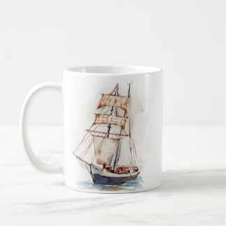 Taza De Café Sailboat . Veleiro