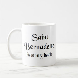 Taza De Café saint bernadette coffee mug
