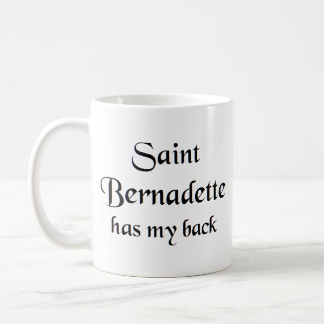 Taza De Café saint bernadette coffee mug (Izquierda)