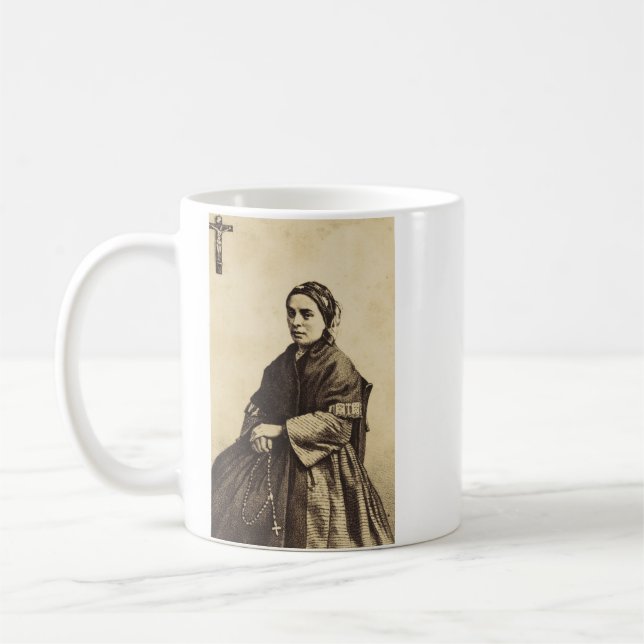 Taza De Café Saint Bernadette Soubirous Fine Art (Izquierda)