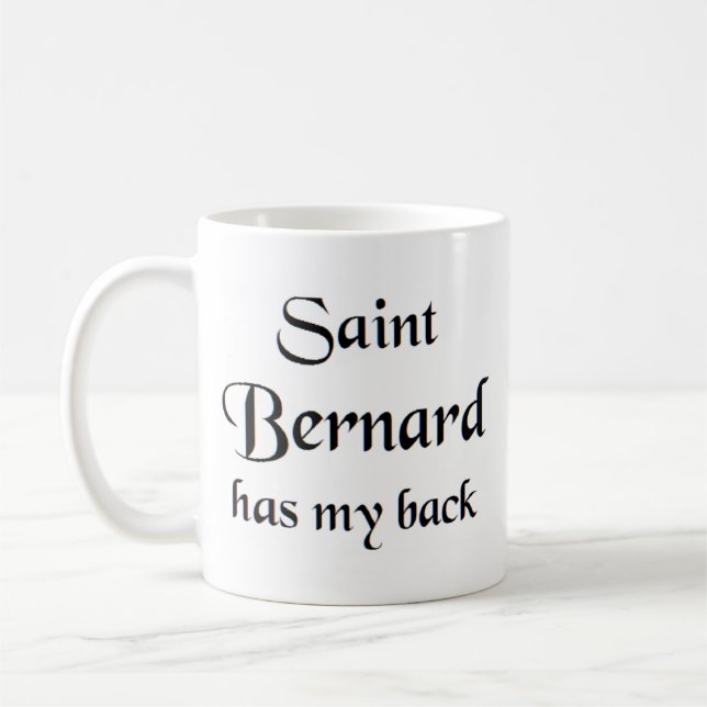 Taza De Café saint bernard coffee mug (Izquierda)