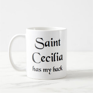 Taza De Café saint cecilia coffee mug