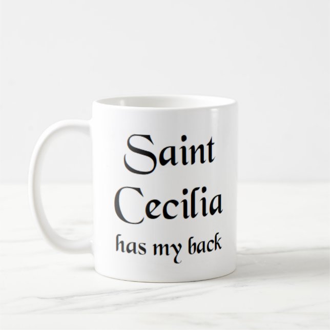 Taza De Café saint cecilia coffee mug (Izquierda)