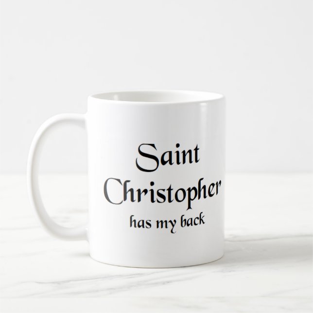 Taza De Café saint christopher coffee mug (Izquierda)