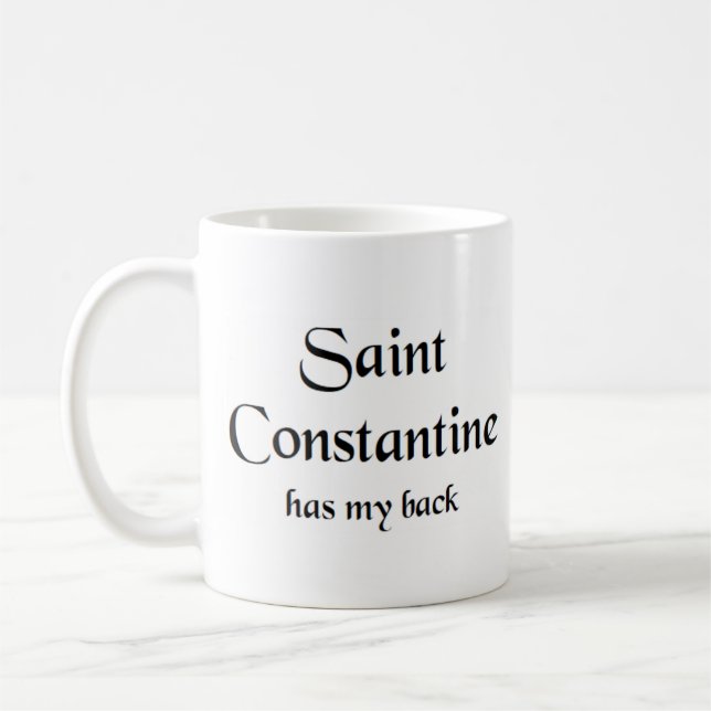 Taza De Café saint constantine coffee mug (Izquierda)