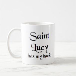 Taza De Café saint lucy coffee mug