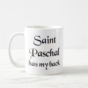 Taza De Café saint paschal coffee mug