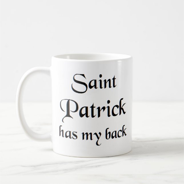 Taza De Café saint patrick coffee mug (Izquierda)