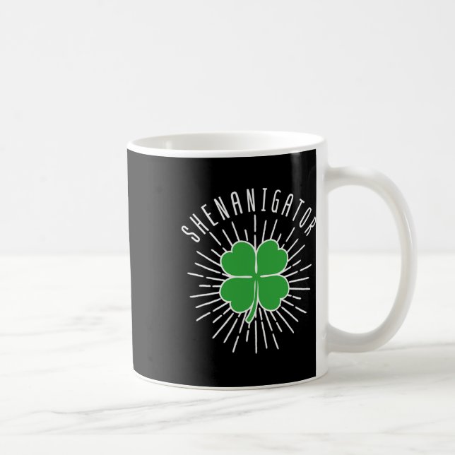 Taza De Café Saint Patrick Day Irlanda Green Shamrock Irish She (Derecha)