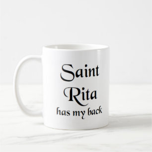Taza De Café saint rita coffee mug