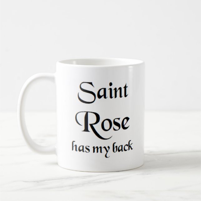 Taza De Café saint rosa coffee mug (Izquierda)