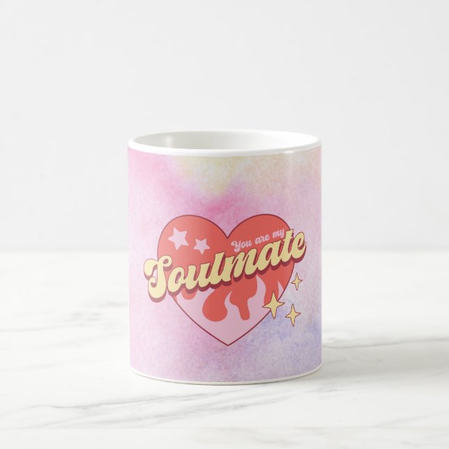 Taza De Café Saint Valentin - you are my soulmate (Centro)