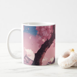 Taza De Café Sakura anime girl