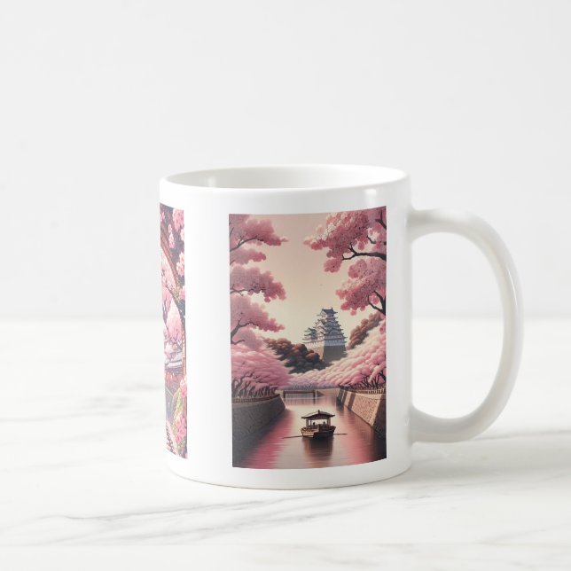 Taza De Café Sakura Cherry Blossom Travel Mug (Derecha)